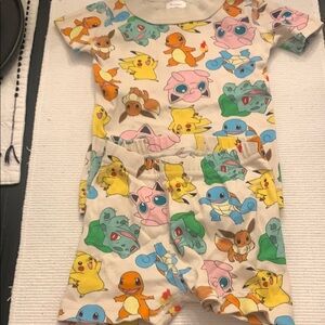 Pokemon Character Print Kids Pajama Set